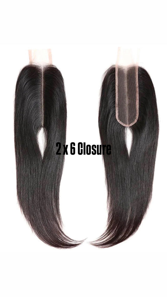 RAW Indian Straight HD closure - 2x6, 5x5, 6x6, 7x7